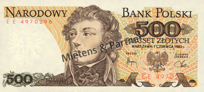 Poland (Polish People's Republic) 500 Zlotych (02530)