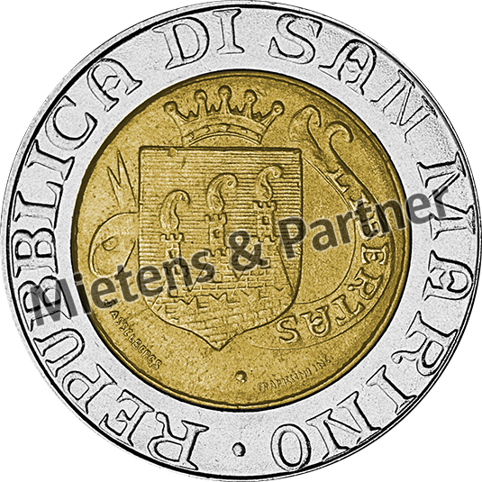 San Marino (Republic) 500 Lire (08697)