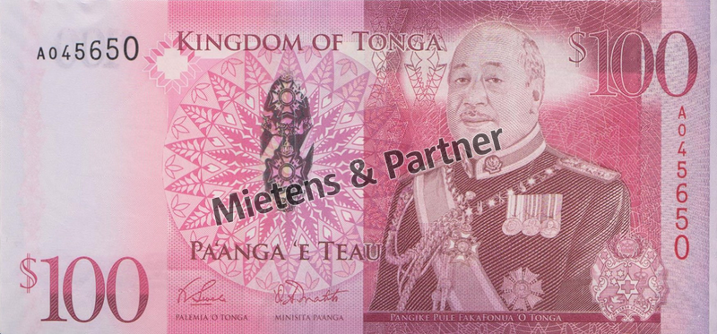Tonga (Kingdom) 100 Pa'anga (42287)