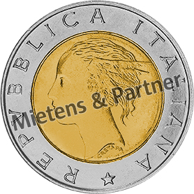 Italy (Parliamentary Republic) 500 Lire (06818)