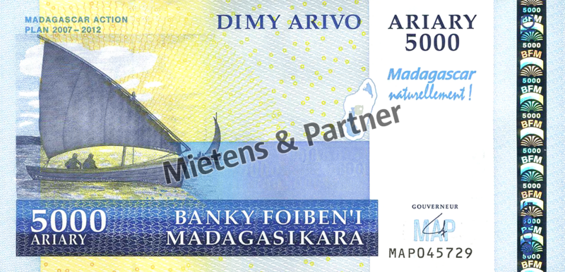 Madagascar (Republic) 5.000 Ariary (44823)