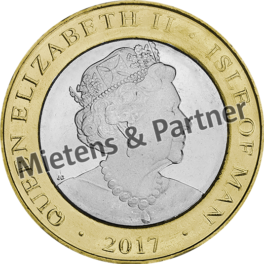 Isle of Man (British Crown Dependency) 2 Pounds (50539)