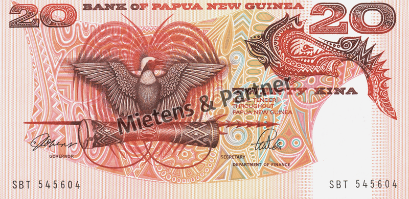 Papua New Guinea (Parliamentary Monarchy) 20 Kina (05622)