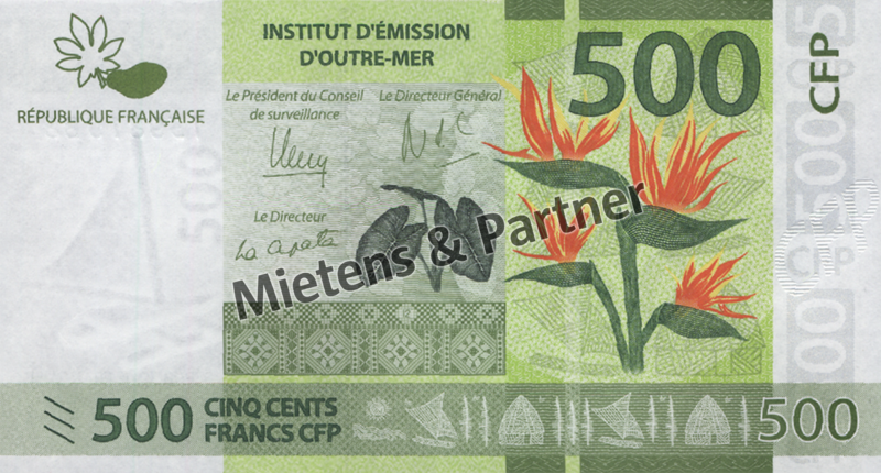 French Pacific Territories (Currency Area) 500 Francs (35768)