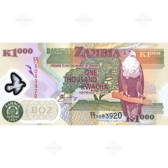 Zambia (Third Republic) 1.000 Kwacha (03787)
