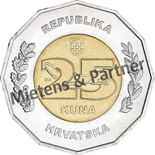 Croatia (Parliamentary Republic) 25 Kuna (58117)