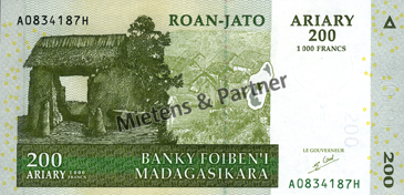 Madagascar (Republic) 200 Ariary (03744)