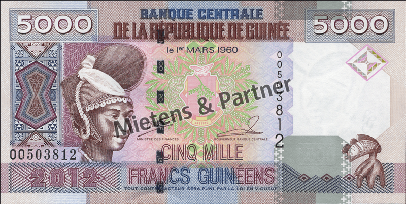 Guinea (Republic) 5.000 Francs (33274)