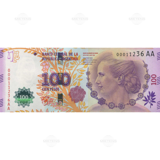 Argentina (Republic) 100 Pesos (45932)
