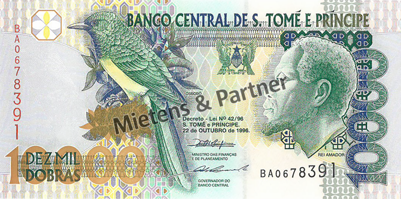 Sao Tome and Principe (Democratic Republic) 10.000 Dobras (50942)