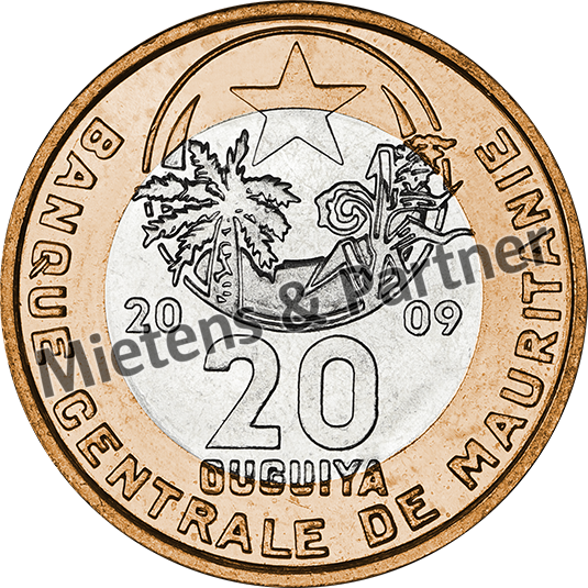 Mauritania (Islamic Republic) 20 Ouguiya (09968)