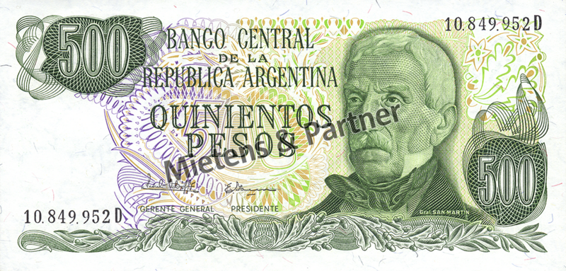 Argentina (Republic) 500 Pesos (04823)