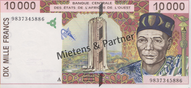 West African States (Currency Area) 10.000 Francs (41003)