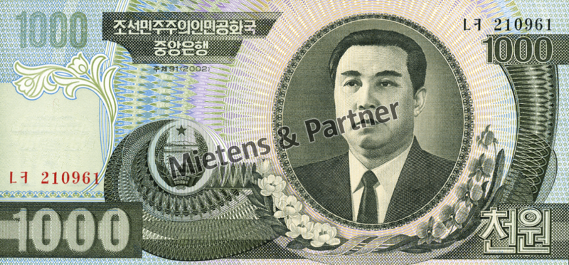 North Korea (Democratic People's Republic) 1.000 Won (05538)