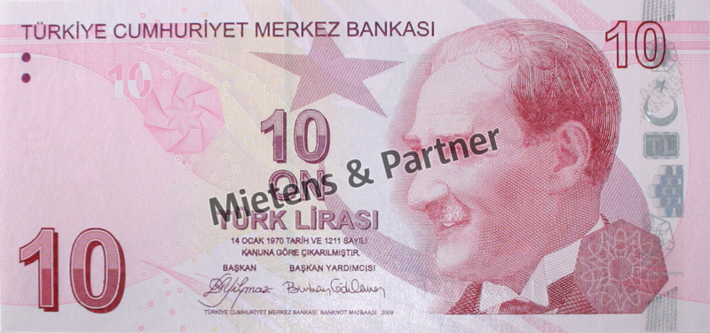 Turkey (Republic) 10 Lira (02487)
