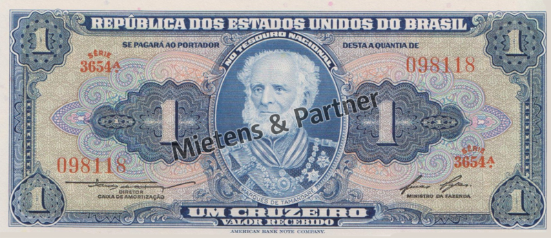 Brazil (Federal Republic) 1 Cruzeiro (40531)