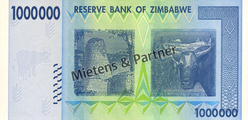 Zimbabwe (Republic) 1 Million Dollars (03825) - 2