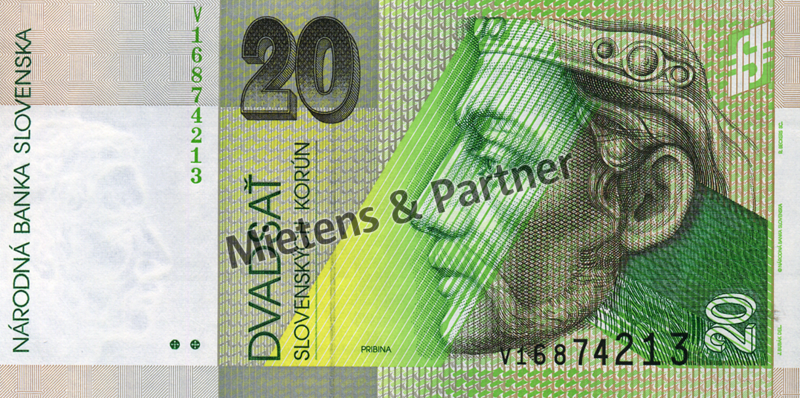 Slovakia (Parliamentary Republic) 20 Korun (02553)