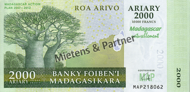 Madagascar (Republic) 2.000 Ariary (03748)