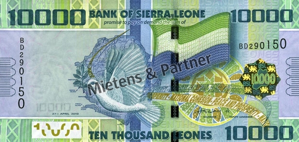 Sierra Leone (Republic) 10.000 Leones (03323)