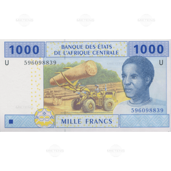 Cameroon (Republic) 1.000 Francs (41904) - 1