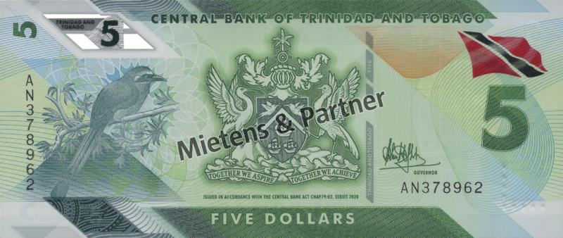 Trinidad and Tobago (Republic) 5 Dollars (62518)