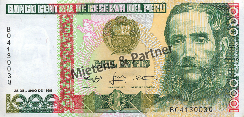 Peru (Republic) 1.000 Intis (04683)