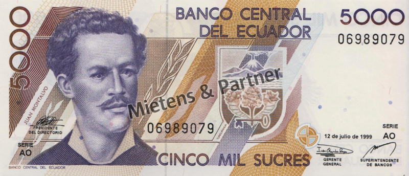 Ecuador (Republic) 5.000 Sucres (42675)
