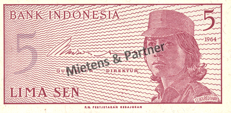 Indonesia (Republic) 5 Sen (05344)