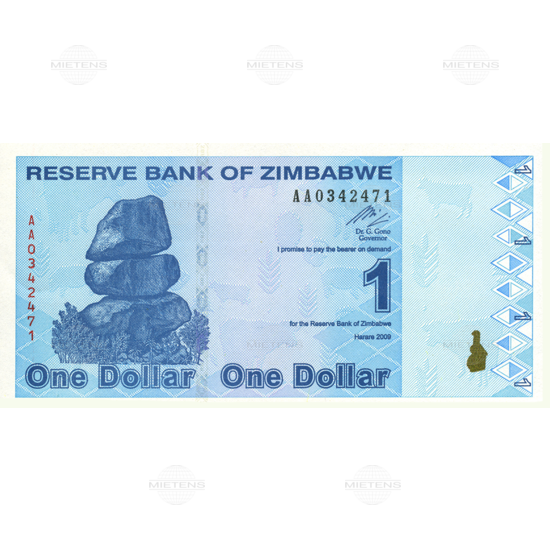 Zimbabwe (Republic) 1 Dollar (03854) - 1