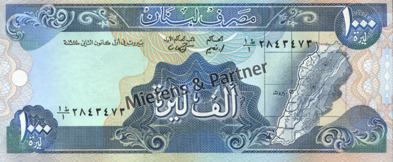 Lebanon (Parliamentary Republic) 1.000 Livres (04877)