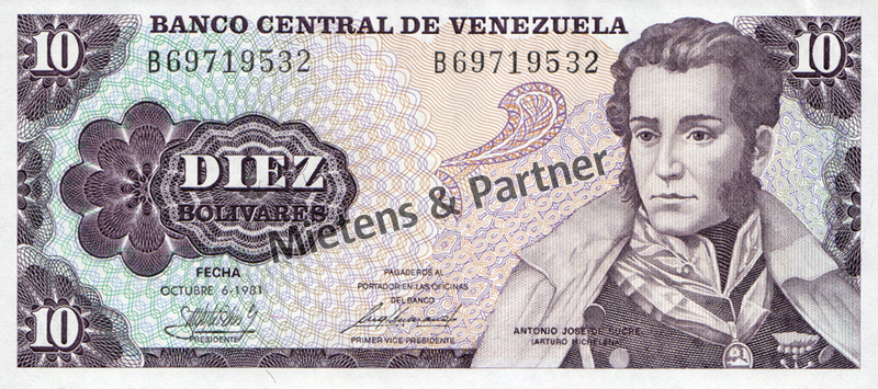 Venezuela (Republic) 10 Bolivares (69012)