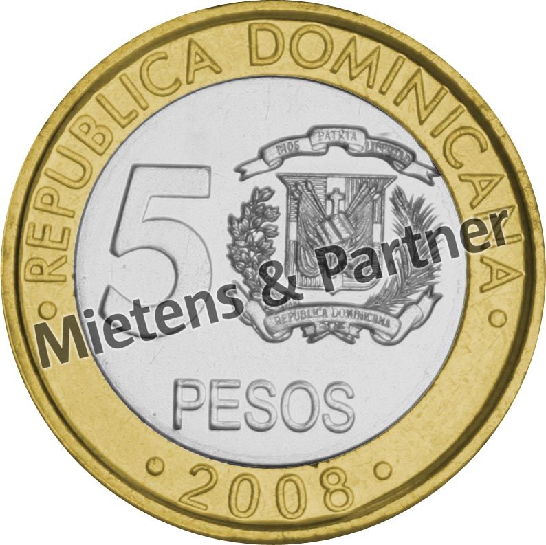 Dominican Republic (Republic) 5 Pesos (11286)