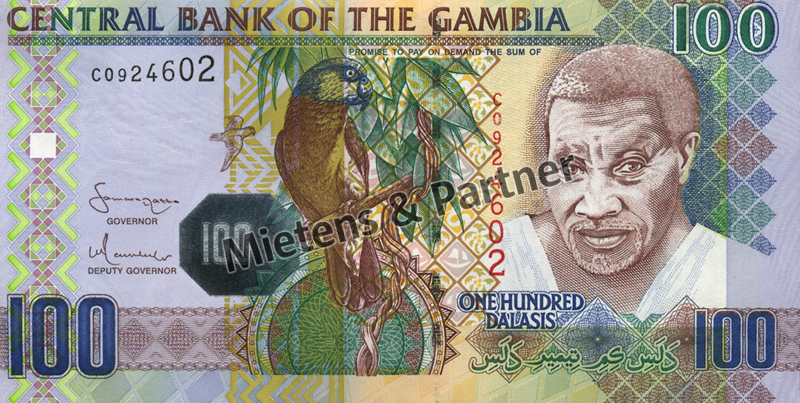 Gambia (Republic) 100 Dalasis (03284)