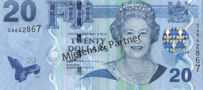 Fiji (Republic) 20 Dollars (05687)