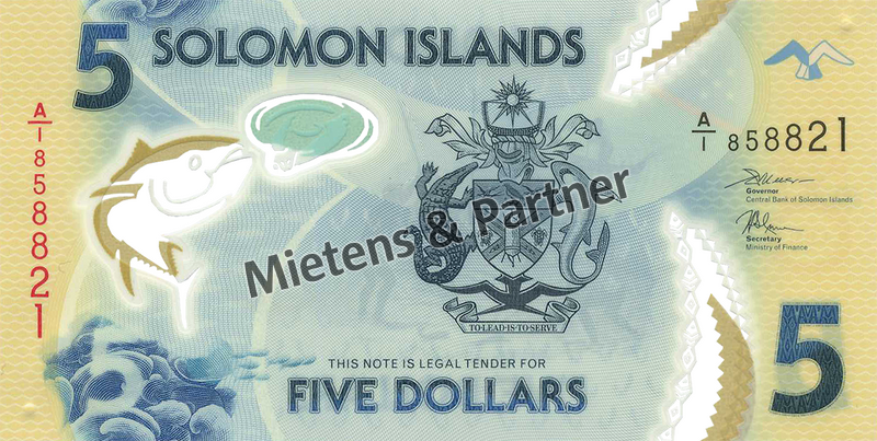 Solomon Islands (Constitutional Monarchy) 5 Dollars (66676)