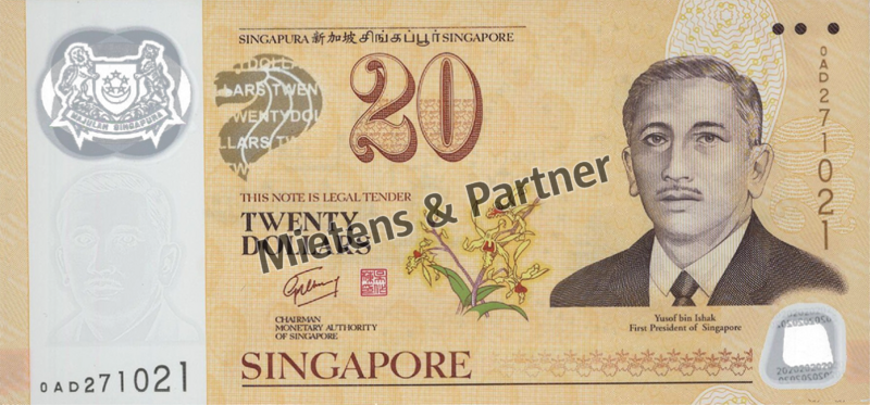 Singapore (Republic) 20 Dollars (27698)
