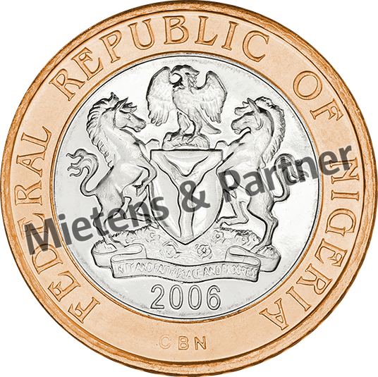 Nigeria (Federal Republic) 2 Naira (10086)