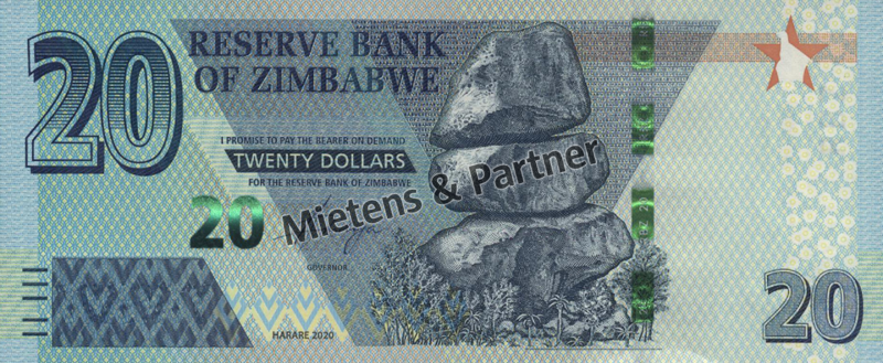 Zimbabwe (Republic) 20 Dollars (62174)