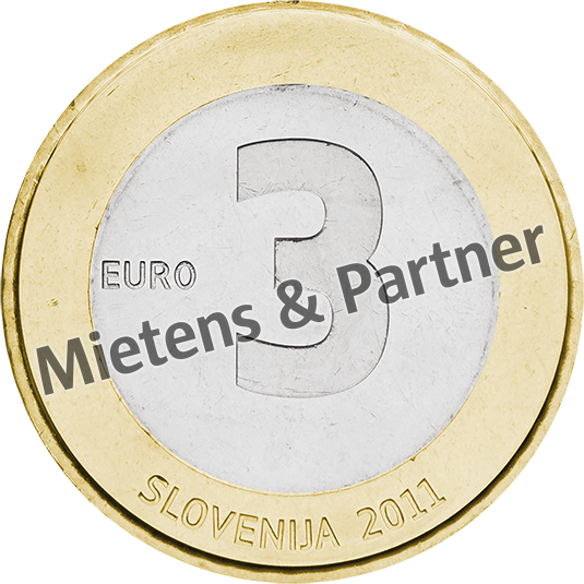 Slovenia (Parliamentary Republic) 3 Euro (09770)
