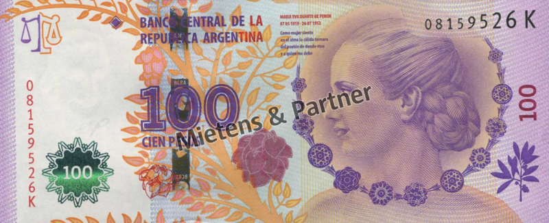 Argentina (Republic) 100 Pesos (45931)