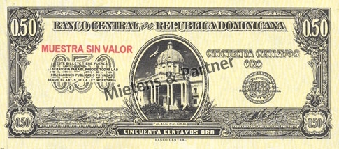 Dominican Republic (Republic) 50 Centavos de Oro (04359)