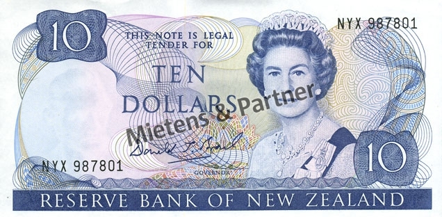 New Zealand (Parliamentary Monarchy) 10 Dollars (05670)