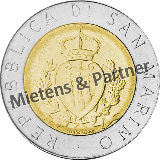 San Marino (Republic) 500 Lire (08676)