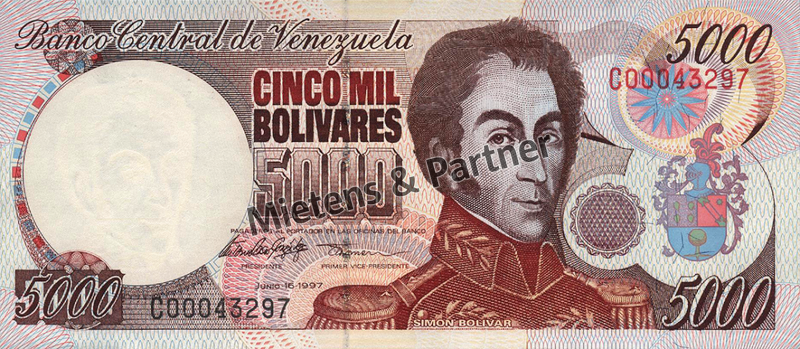 Venezuela (Republic) 5.000 Bolivares (55216)