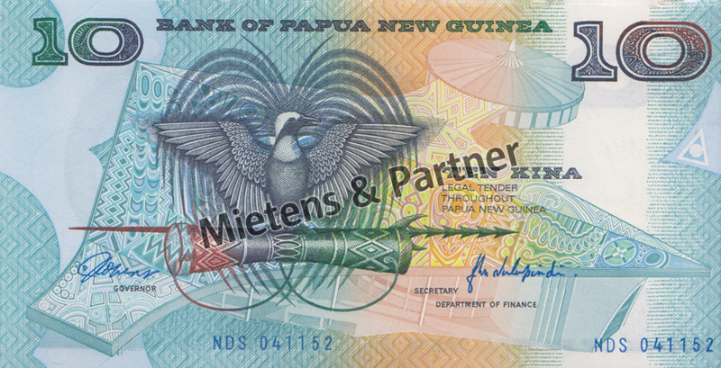 Papua New Guinea (Parliamentary Monarchy) 10 Kina (41889)