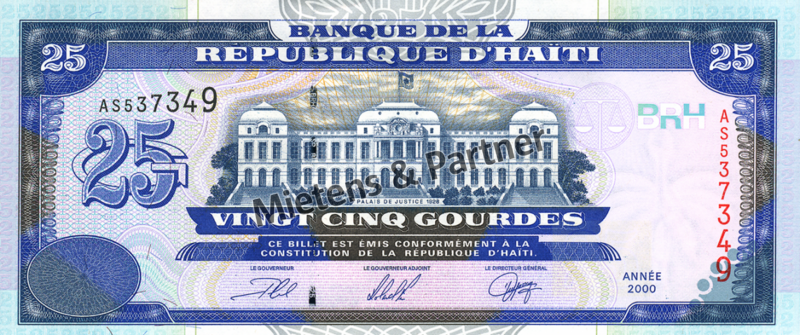 Haiti (Republic) 25 Gourdes (04333)
