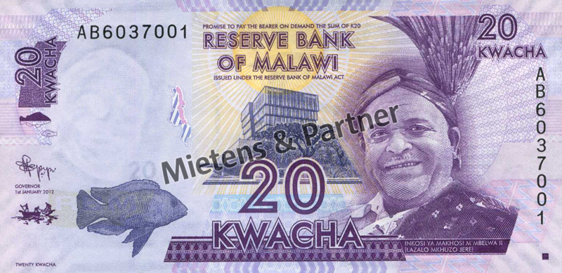 Malawi (Republic) 20 Kwacha (30874)