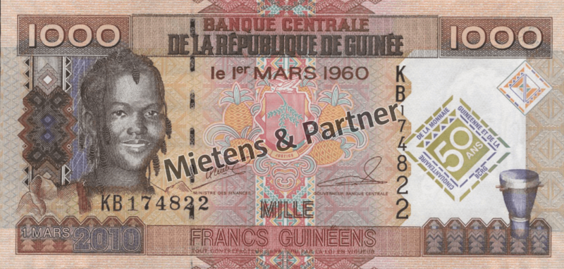 Guinea (Republic) 1.000 Francs (27672)