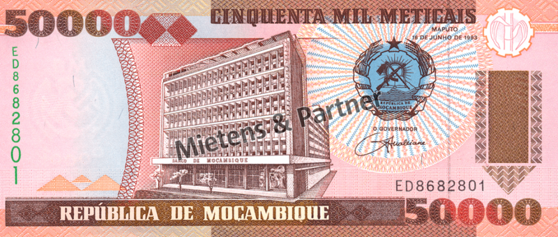 Mozambique (Republic) 50.000 Meticais (03721)